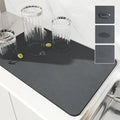 Ravien Kitchen Drying Mat – Stays Dry So Your Counters Don’t Have To