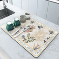 Ravien Kitchen Drying Mat – Stays Dry So Your Counters Don’t Have To