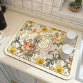 Ravien Kitchen Drying Mat – Stays Dry So Your Counters Don’t Have To