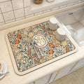 Ravien Kitchen Drying Mat – Stays Dry So Your Counters Don’t Have To